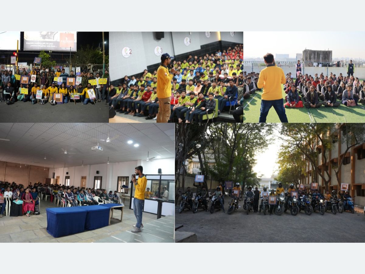 NO DRUGS CAMPAIGN aims to create a drug-free India by engaging over 3000 students in Surat
