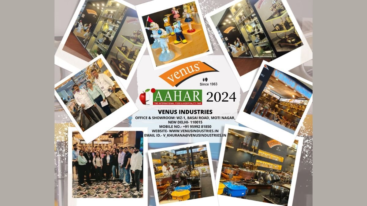 Venus Industries Sets New Standards with Innovative Cutlery Showcase at Aahar 2024