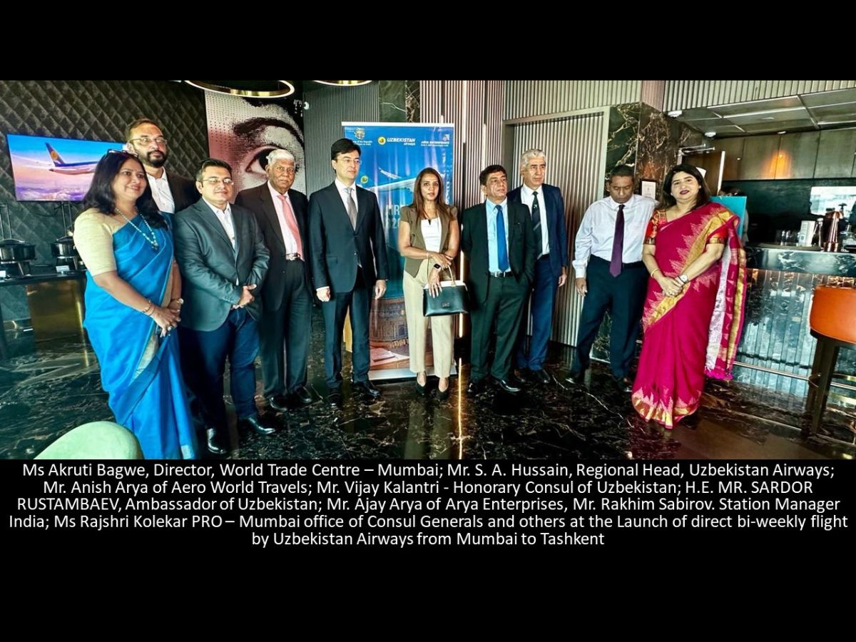 Uzbekistan Airways launches bi-weekly direct flights from Mumbai to Tashkent