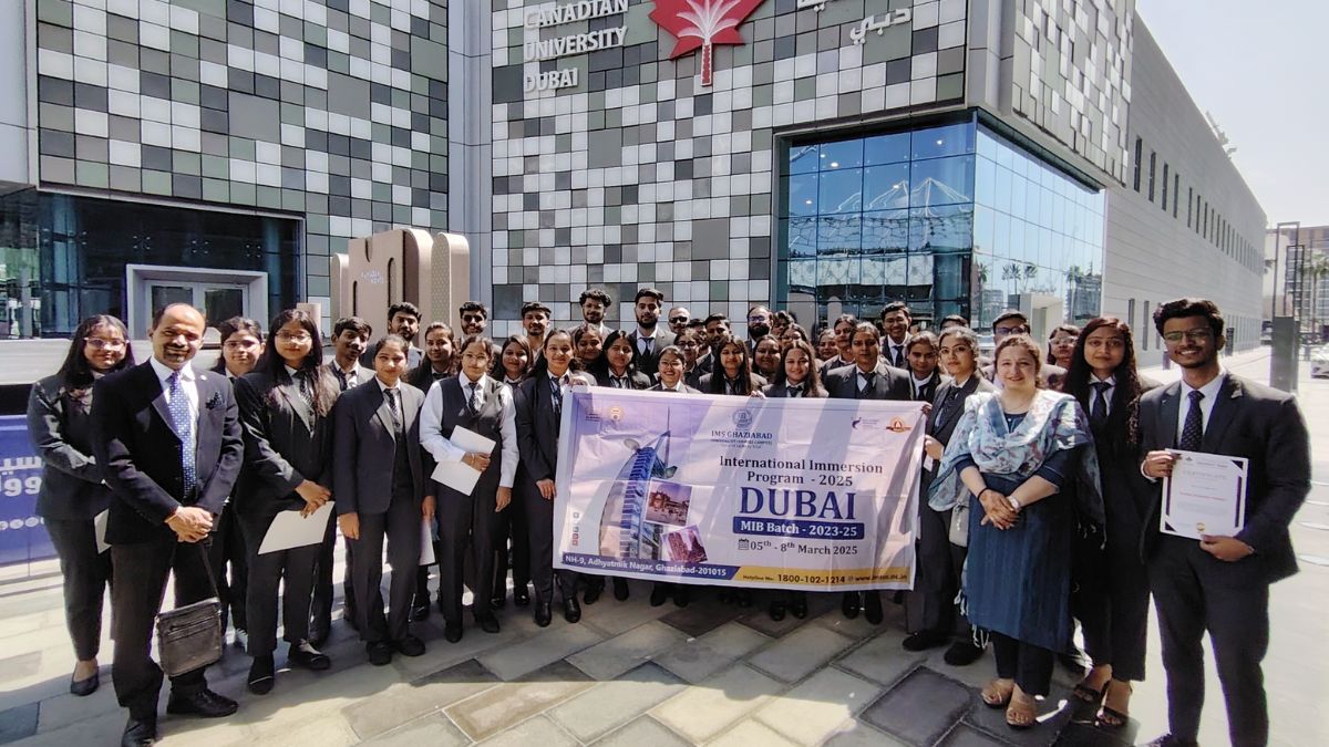 IMS Ghaziabad University Campus (UCC) Students Embark on a Transformational Cultural Immersion in Dubai