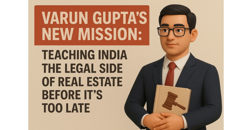 Varun Gupta’s New Mission: Teaching India the Legal Side of Real Estate Before It’s Too Late