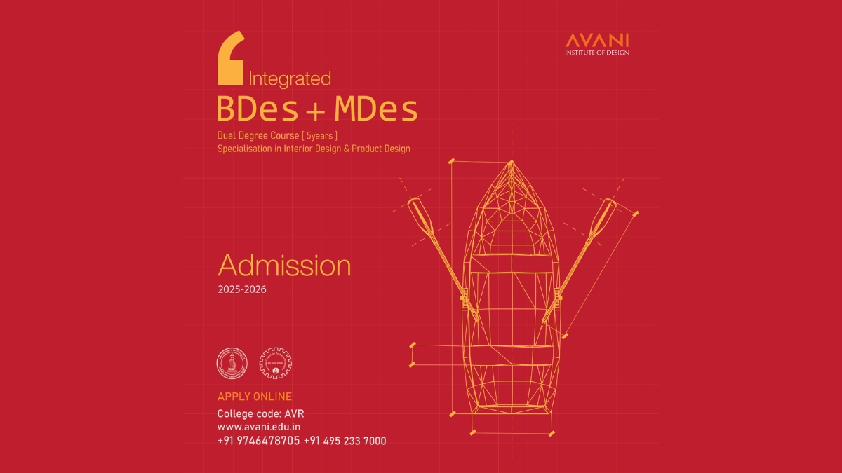Avani Institute of Design Introduces 5 Year Integrated B.Des–M.Des Dual Degree Program