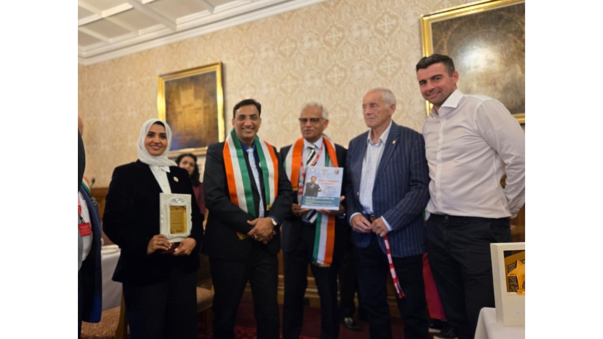 Special Presence of Dr. Arpit Chopra Jain at the International Peace Conclave held at the House of Lords, London