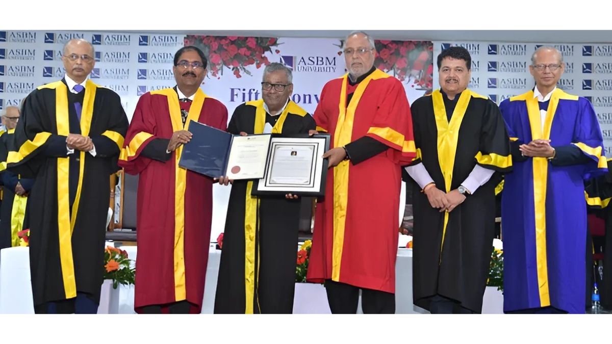 Ravindra Chamaria Receives Honorary Doctorate from ASBM