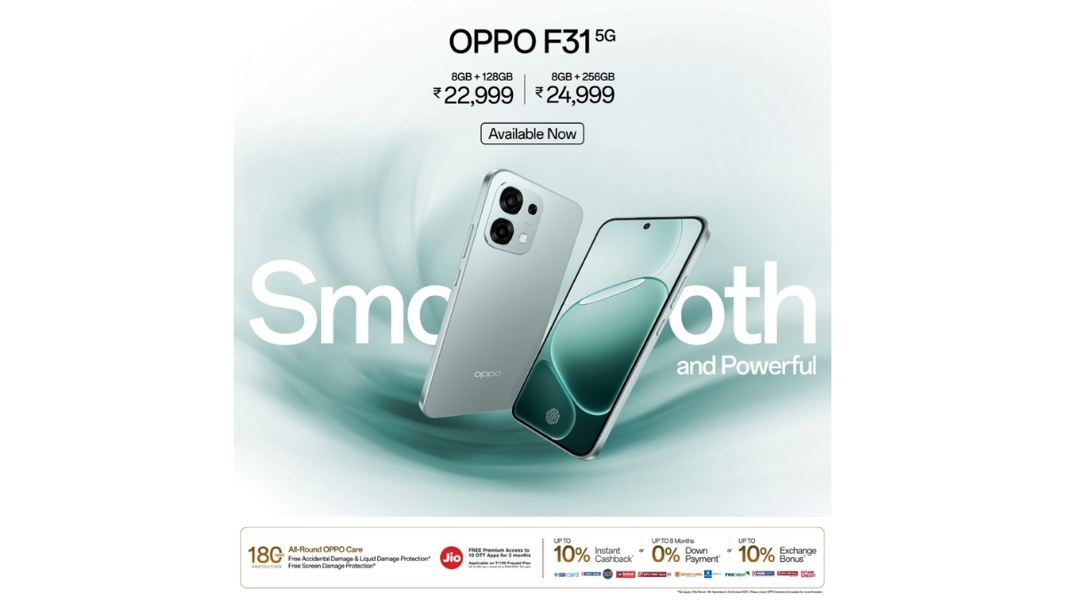 Celebrate the Festive Season with the All-New OPPO F31 5G – Available Nationwide from September 27 at INR 22,999