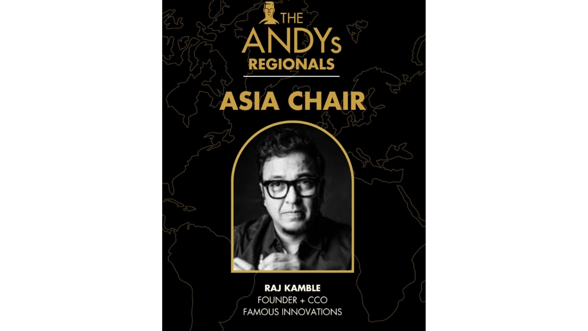 Indian Ad Veteran Raj Kamble Named Asia Chair for The ANDY Awards Regionals