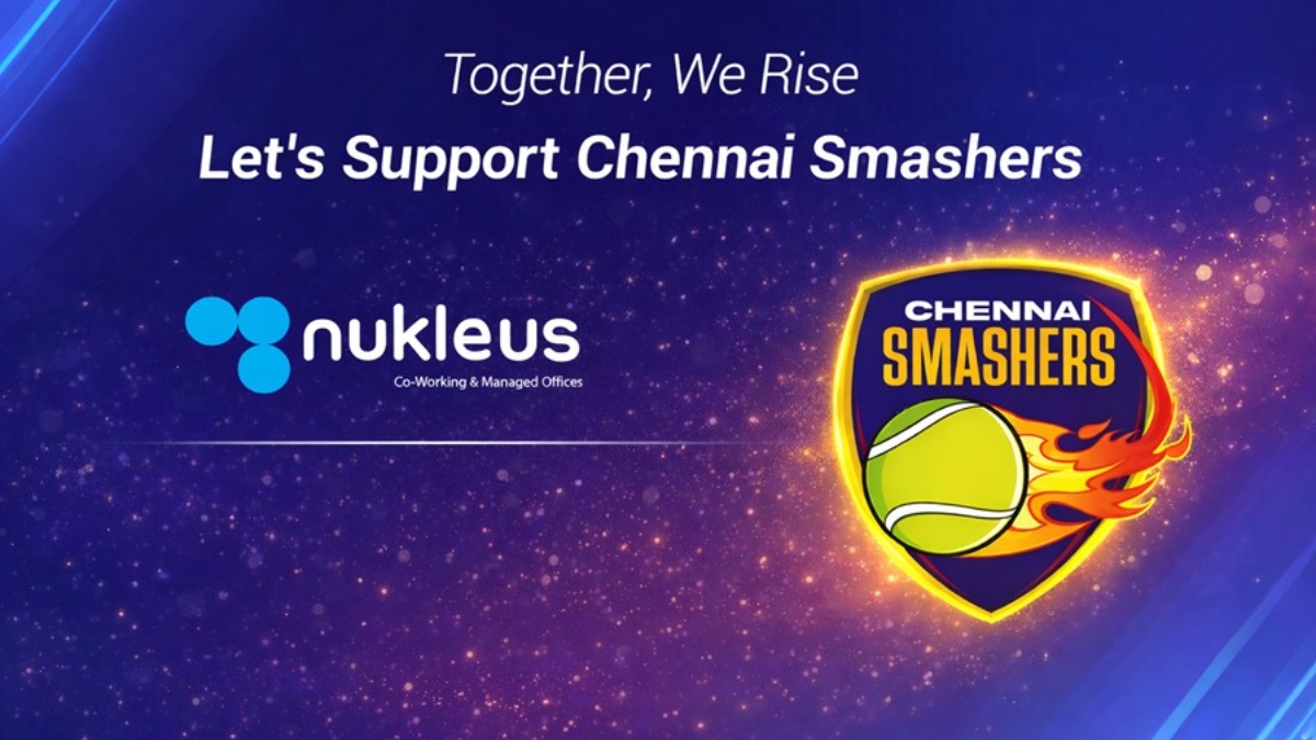 Nukleus Office Solutions Ltd Sponsors Chennai Smashers in Tennis Tournament